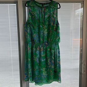 Ralph Lauren Chiffon Paisley Dress